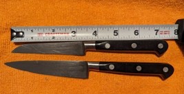 Lot Of 2 Vintage Sabatier Hoffritz 3.5” And 4&quot; Blade Kitchen Knifes  Fra... - $24.26