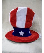 Uncle Sam Top Hat Red White Blue Patriotic USA Election Campaign Stars &amp;... - €11,74 EUR