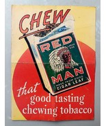 Original Redman Chewing Tobacco Baseball Cards Poster - $116.88