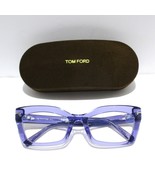 Tom Ford TF5766-B 078 Eyeglasses Women&#39;s Chunky Square Transparent Lilac... - $255.09 CAD