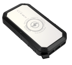 Sun Chaser Solar Powered Wireless Phone Charger 20,000 mAh With LED Floo... - $78.63