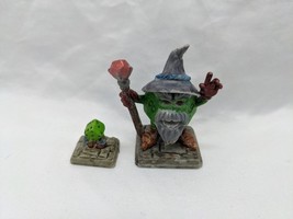 Painted Thacovis And PIP D12 Dice Wizard And Pet Reaper Bone Miniatures - $19.80