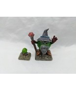 Painted Thacovis And PIP D12 Dice Wizard And Pet Reaper Bone Miniatures - $370.94 MXN
