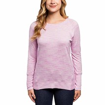 Champion Ladies Hi Low Longsleeve Tshirt Sz L (12-14) Purplepeacock Crewneck Nwt - £6.48 GBP