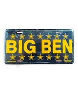 Vintage Big Ben Roethlisberger Metal License Plate NFL Black Gold Novelt... - £15.63 GBP