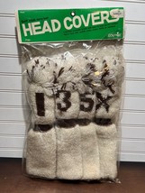 Vintage Golfway Golf Club Head Cover Plush Long Knit Headcover Pom Pom T... - £31.98 GBP
