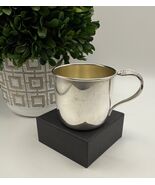 Vintage 1847 Rogers Bros IS Baby Cup Silver Plate First Love Pattern 2.5” - $22.30