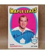 1971-72 O-Pee-Chee #199 Don Marshall SIGNED Autograph Toronto Maple Leafs Card - £7.82 GBP
