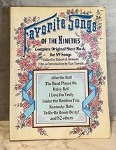 Favorite Songs of the Nineties Dover Publication Songbook 1st Edition 1973 - £5.22 GBP