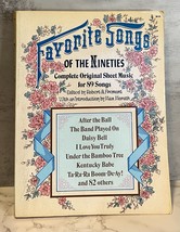 Favorite Songs of the Nineties Dover Publication Songbook 1st Edition 1973 - £5.23 GBP