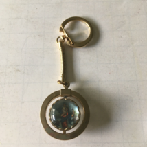 Mother Mary Jesus Joseph  vintage dome key chain ring - $19.75