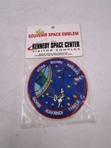 Kennedy Space Center Souvenir Space Emblem 4&quot; Patch STS-99 Crew Names - $9.50