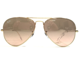 Ray-Ban Sonnenbrille Rb3025 Aviator Large Metal 001/3e Glanz Rosa Gold G... - £138.99 GBP
