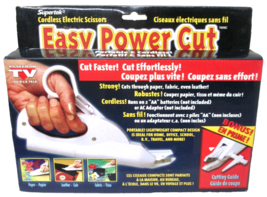 New Open Box Supertek  Cordless Electric Scissors With Cutting Guide - $14.24
