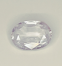 0.89ct  UNHEATED WHITE Sapphire with Gem Report, Vintage sapphire MaKE o... - $523.45