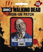 The Walking Dead A Walker Figure Art Image Embroidered Patch NEW UNUSED - £6.26 GBP