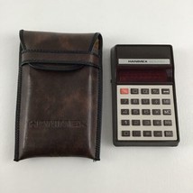 Vintage Hanimex Pocket Calculator Handheld Model BCM19V Storage Carry Case - £19.19 GBP