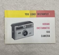 Kodak Instamatic 100 Owners Manual Vintage Original Instruction Booklet - $10.40