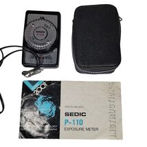 Sedic P-110 Exposure Light Meter Orig Parts OEM Owners Manual Foto Rare ... - €10,27 EUR