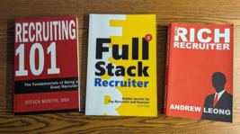 Career Book Bundle Full Stack Recruiter, Recruiter 101, the Rich Recruiter - $27.80