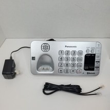 Panasonic KX-TGE470 Silver Base Unit Answering Machine TESTED/PNLV226 KX... - $12.56
