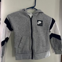 Nike Full Zip Jacket Gray Youth Boy’s Size Small - £12.61 GBP