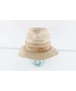 Vintage 70s Rockabilly Ribbed Fedora Hat Cap Mens Size Medium Khaki Brow... - €29,89 EUR