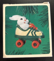 Vintage 1984 Hallmark Keepsake Ornament Roller Skating Rabbit - £7.59 GBP
