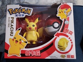Pokemon toys figures - Pikachu - Genuine transforming Pokémon 2021 series  - £22.08 GBP