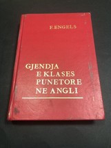 Old Albania BOOK-F.ENGELS-GJENDJA E Klases Puntore Ne ANGLI-1970-COMMUNISM Time - £47.47 GBP