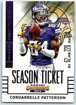 2014 Playoff Contenders Season Ticket #99 Cordarrelle Patterson NM Near Mint Vik - $1.67