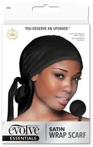 Evolve Satin Wrap Scarf Black 100% Polysatin Womens Scarf Solid - $42.28 MXN Evolve Satin Wrap Scarf Black 100% Polysatin Womens Scarf Solid - $42.28 MXN