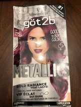 Schwarzkopf Got2b Metallics Permanent Hair Color M85 Urban Fuchsia Damag... - £7.93 GBP