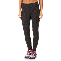 Bench Women&#39;s Jet Black Heathered Marl Baddah Leggings Fitness Yoga Pants NWT - £28.90 GBP