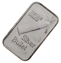 Silver BULLET Variety Rays 1 oz. Silver Art Bar (Rays) - £47.52 GBP