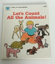 Whitman A Tell A Tale Book Lets Count All the Animals Childrens Vintage 1970s - £7.98 GBP