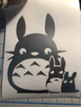 Cute|Totoro Family|Dust Bunny|Vinyl|Decal|You Pick Color - £3.62 GBP