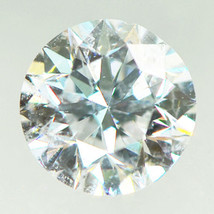 Round Brilliant Diamond White E SI1 Certified Natural Enhanced 5.78 M 0.76 Carat - £1,108.90 GBP