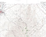 Winnemucca Quadrangle Nevada 1958 Topo Map Vintage USGS 15 Minute Topogr... - $16.89