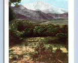 Pikes Peak from Palmer Park Colorado CO UNP Unused UDB Postcard P15 - £3.07 GBP