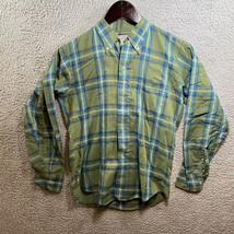 VTG Don Juan Plaid Button Up Shirt 1970s Green 14 - $10.80