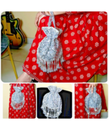 Sequin Potli Bags Wedding Designer Potli Bags White Pearl Potli Clutch - €30,35 EUR