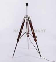 NauticalMart Designer Brown Sheesham Wood Tripod Lamp Base - £78.34 GBP