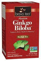 Bravo Teas and Herbs Tea Absolute Ginko Biloba 20 Bag - $11.55