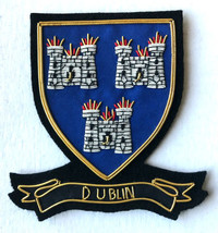 Hand Embroidered Irish County - Dublin - Collectors Heritage Item To Buy Cp Made - £17.79 GBP