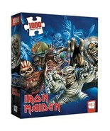 IRON MAIDEN -Faces of Eddie 1000 Peace Jigsaw Puzzle w/ bonus action fig... - £23.45 GBP