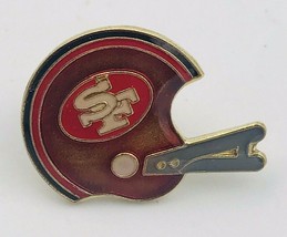 San Francisco 49&#39;ers Helmet Pin Small 3/4&quot; x 5/8&quot;  - £4.43 GBP