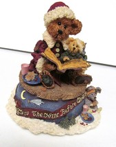 Boyds Bears Bailey Musical Figurine Ltd Ed &quot;Twas The Night Before Xmas 10E2920 - £31.03 GBP