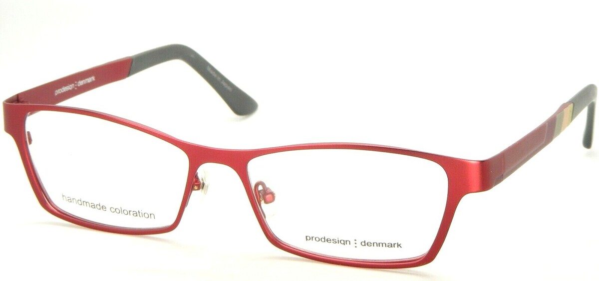 Prodesign denmark 1243 4031 Matt Medium Rot Brille 53-15-130mm (Notizzet... - $80.68