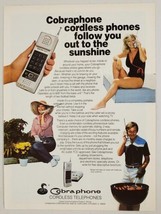1983 Print Ad Cobraphone Cordless Telephones Dynascan Corporation Chicag... - £9.65 GBP